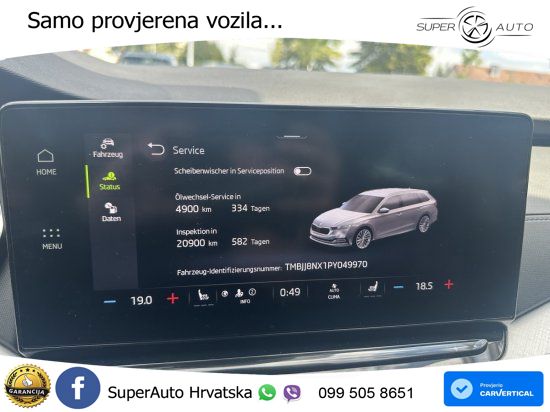 Škoda Octavia Combi 2.0 TDI (150 KS) DSG LED+GR SJED+ACC