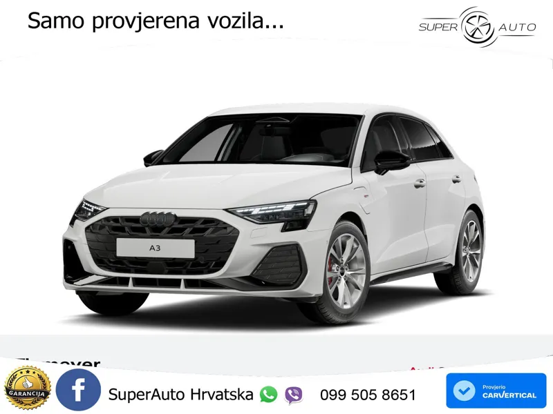 Audi A3 45 TFSIe (272 KS) S tronic S line