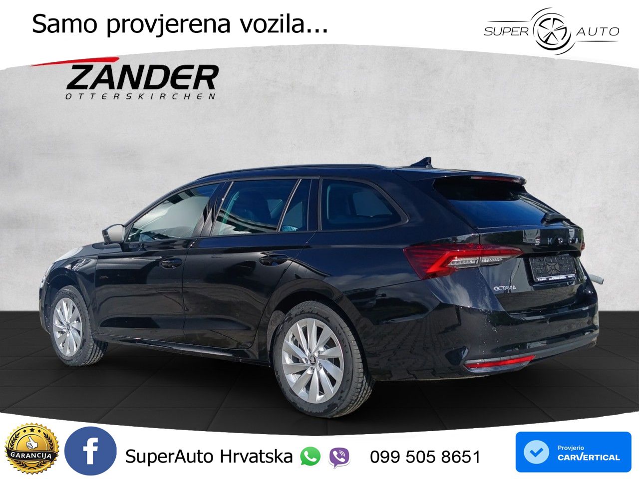 Škoda Octavia Combi 2.0 TSI (204 KS) 4x4 DSG LED+GR SJED+ACC