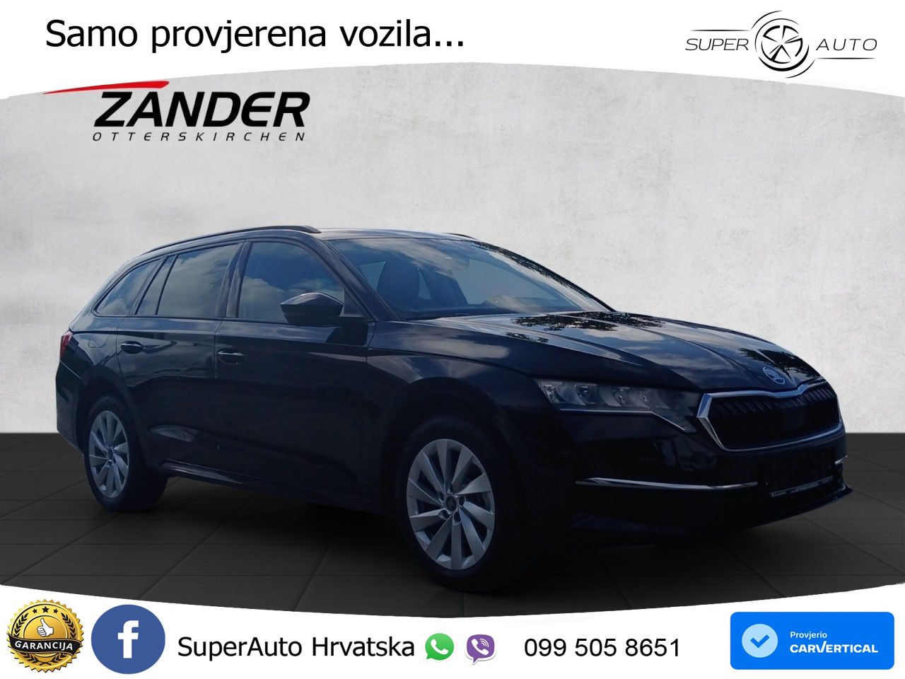 Škoda Octavia Combi 2.0 TSI (204 KS) 4x4 DSG LED+GR SJED+ACC