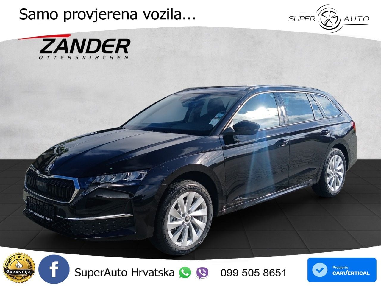 Škoda Octavia Combi 2.0 TSI (204 KS) 4x4 DSG LED+GR SJED+ACC
