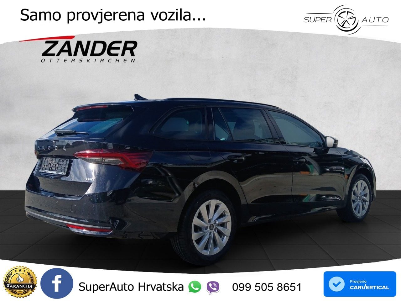 Škoda Octavia Combi 2.0 TSI (204 KS) 4x4 DSG LED+GR SJED+ACC