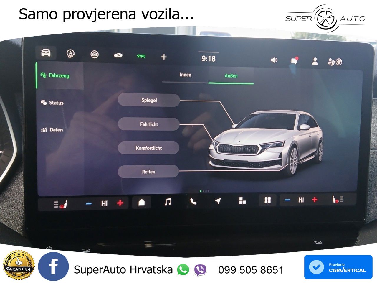 Škoda Octavia Combi 2.0 TSI (204 KS) 4x4 DSG LED+GR SJED+ACC