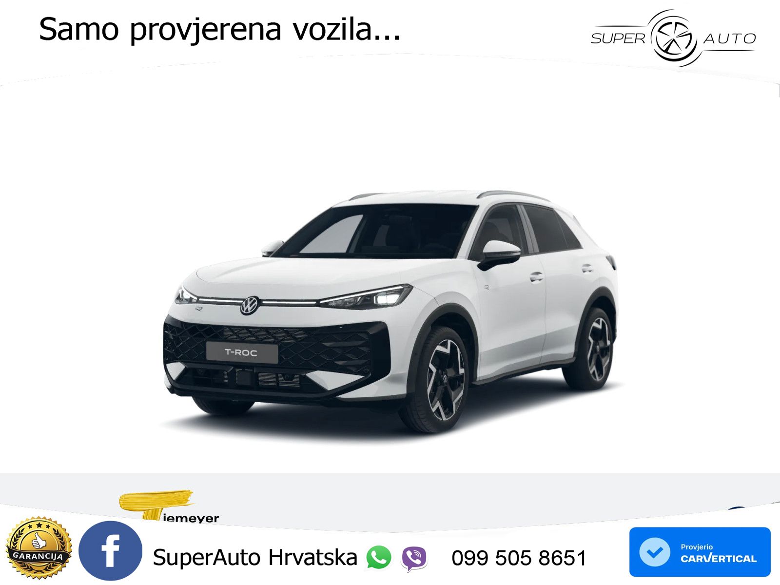 Volkswagen T-Roc 1.5 eTSI (150 KS)  DSG R-Line LED+GR SJED+ACC