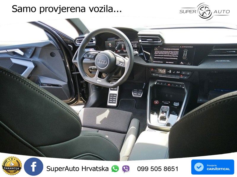 Audi S3 Limuzina 2.0 TFSI (333 KS) quattro S tronic LED+GR SJED+ACC