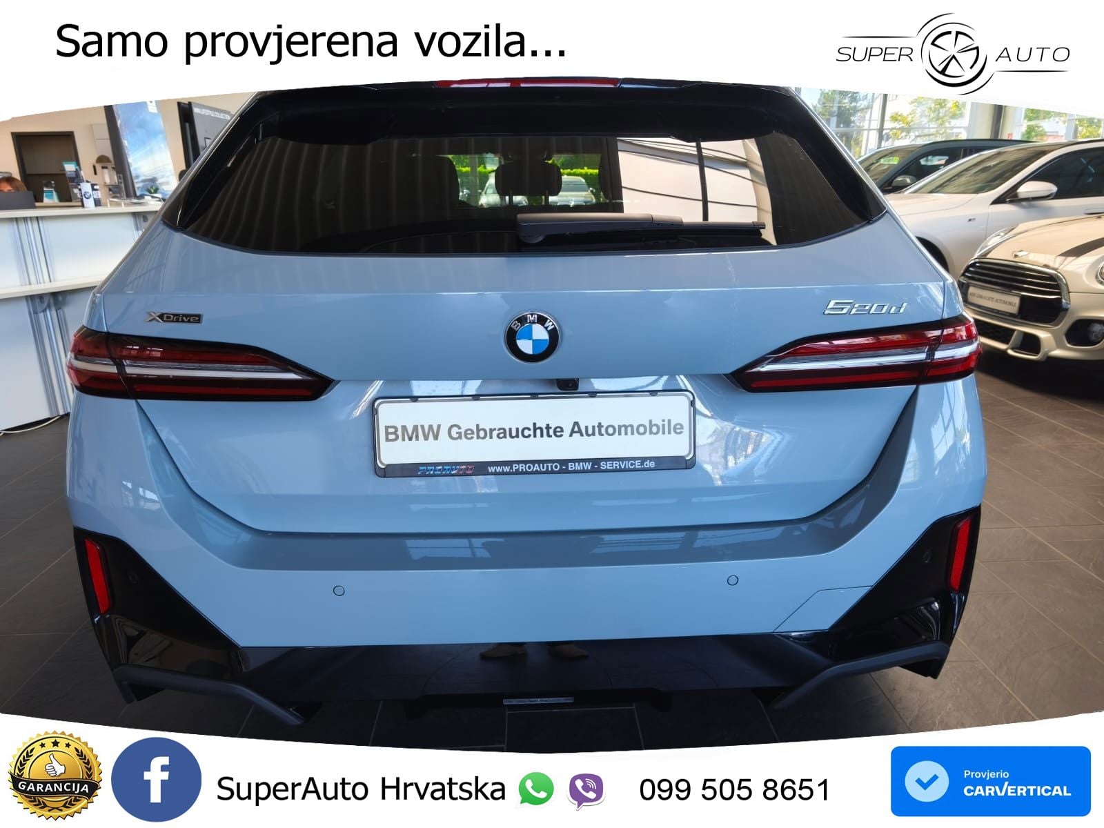 BMW 520d Touring (197 KS) xDrive Steptronic M Sport LED+GR SJED+ACC