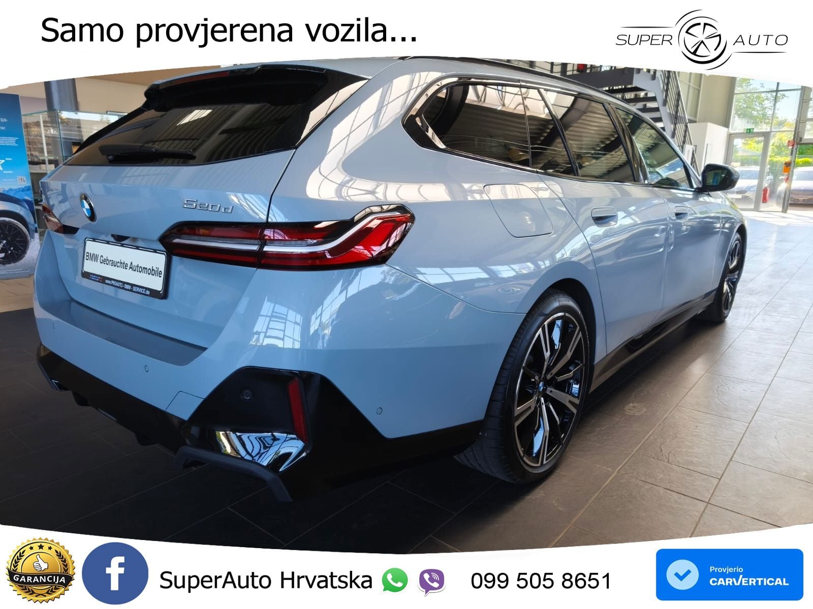 BMW 520d Touring (197 KS) xDrive Steptronic M Sport LED+GR SJED+ACC