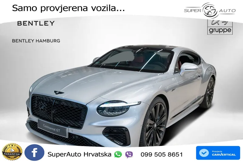 Bentley Continental GT IV 4.0 V8 TFSi (782 KS) AWD DCT LED+GR SJED+ACC