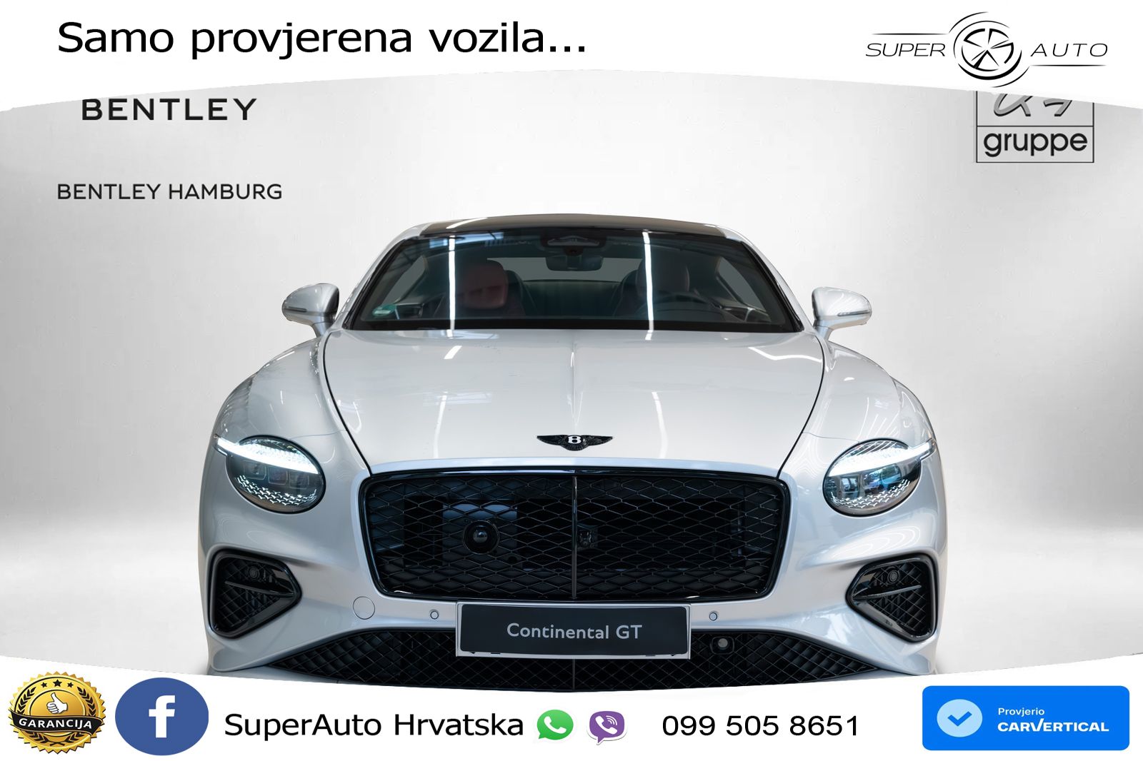Bentley Continental GT IV 4.0 V8 TFSi (782 KS) AWD DCT LED+GR SJED+ACC