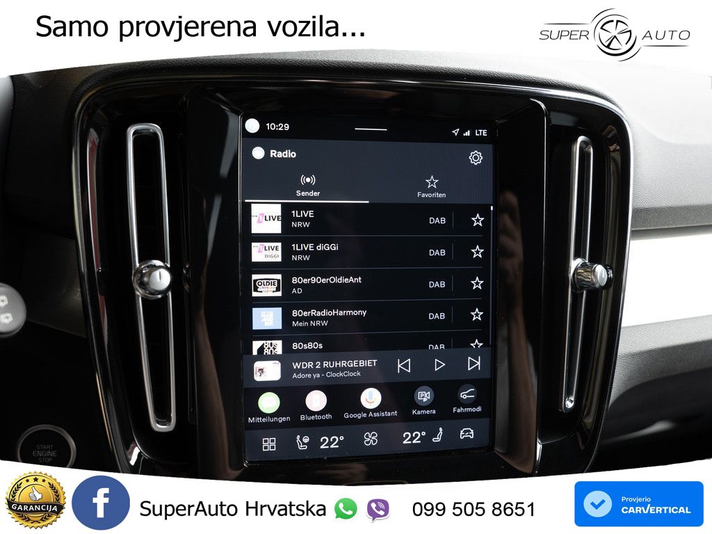 Volvo XC40 2.0 B4 AWD 197 KS Automatic LED+GR SJED+ACC