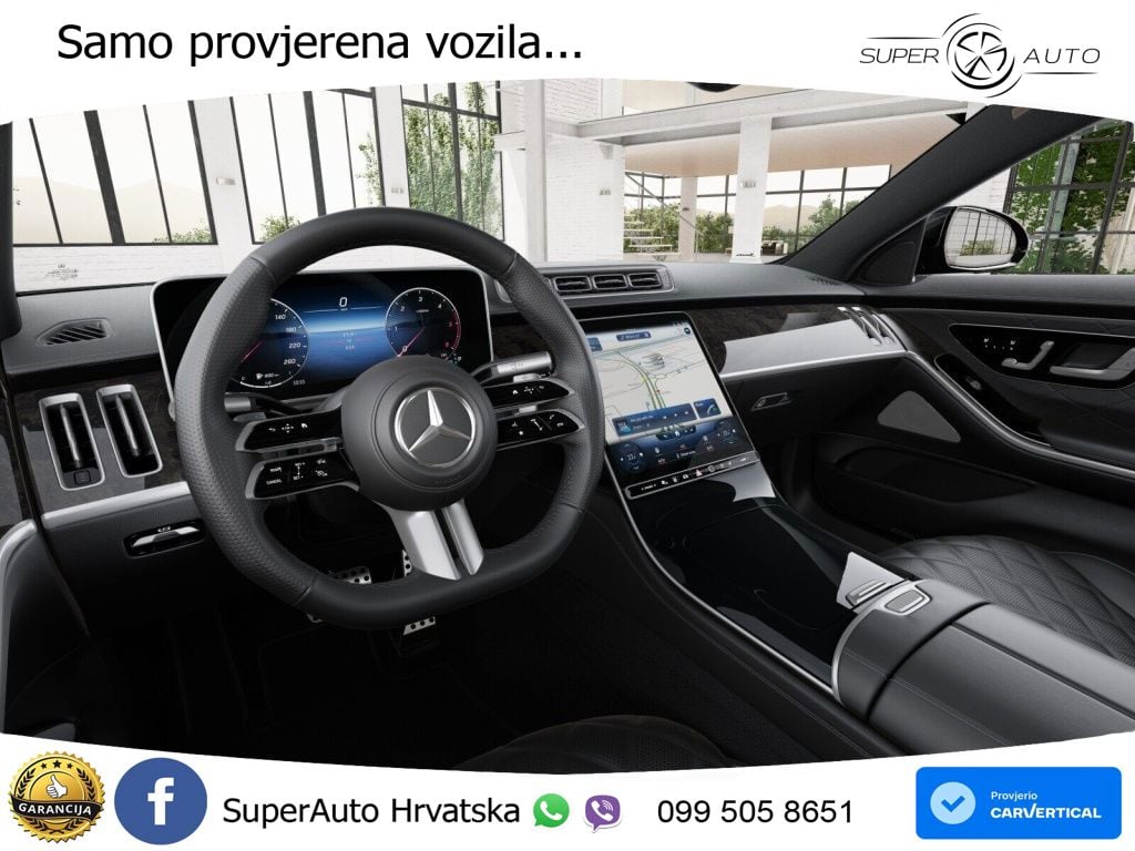 Mercedes S 450d (367 KS) EQ Boost 4MATIC 9G-TRONIC AMG ACC+HEAD+4xGR SJED+360+PANO