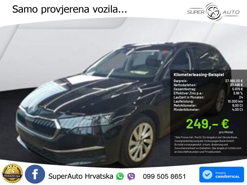 Škoda Octavia Combi 1.5 TSI (150 KS) DSG Selection