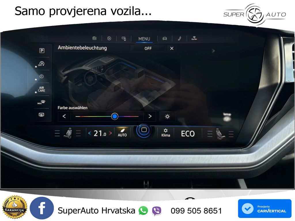 Volkswagen Touareg 3.0 V6 TDI (231 KS) 4MOTION Tiptronic ZRAČNI+ACC+GR SJED+KAM+PANO