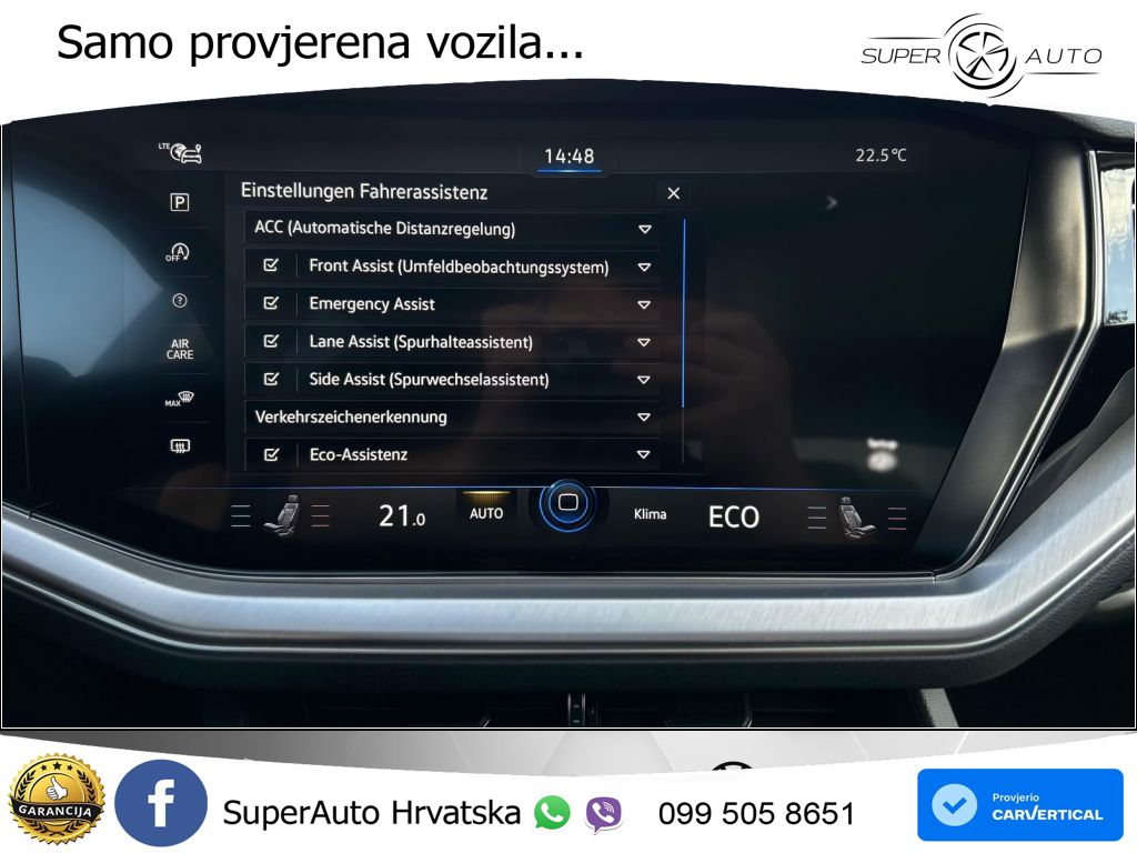 Volkswagen Touareg 3.0 V6 TDI (231 KS) 4MOTION Tiptronic ZRAČNI+ACC+GR SJED+KAM+PANO