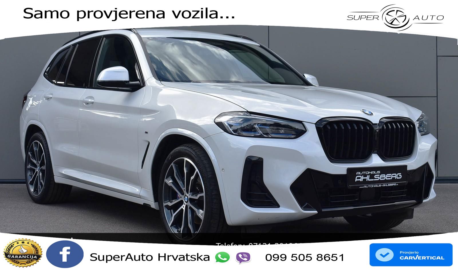 BMW X3 30d xDrive Steptronic M Sport LED+GR SJED+ACC