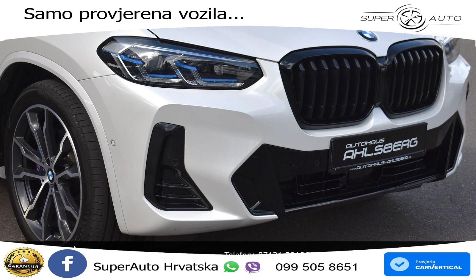 BMW X3 30d xDrive Steptronic M Sport LED+GR SJED+ACC