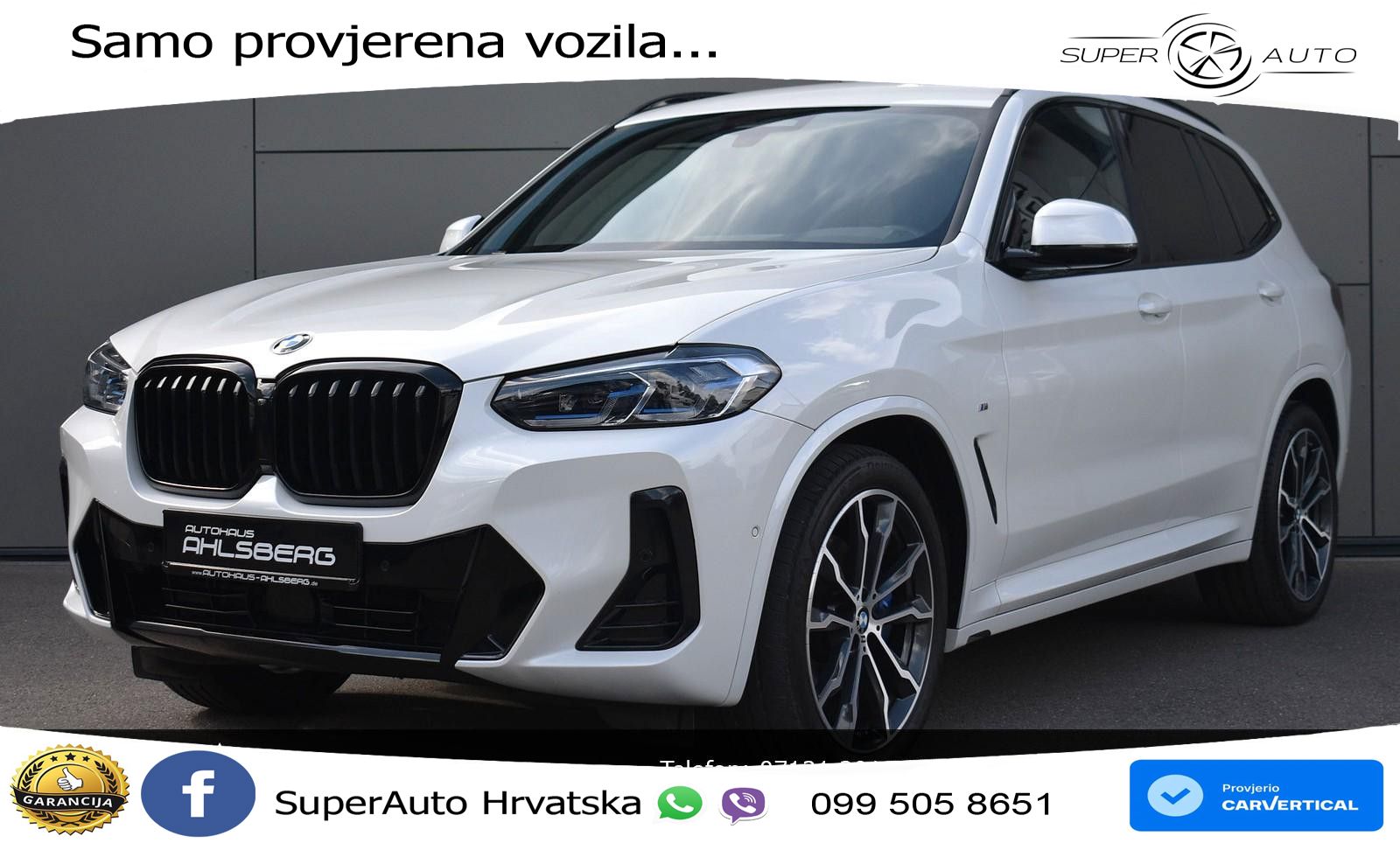 BMW X3 30d xDrive Steptronic M Sport LED+GR SJED+ACC