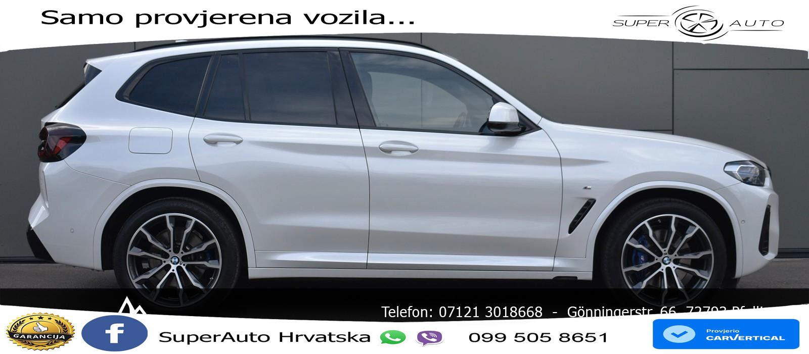 BMW X3 30d xDrive Steptronic M Sport LED+GR SJED+ACC