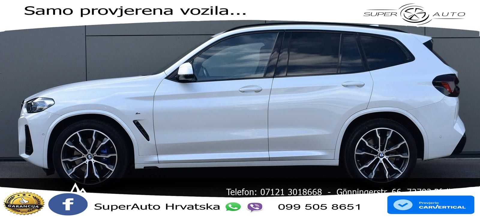 BMW X3 30d xDrive Steptronic M Sport LED+GR SJED+ACC