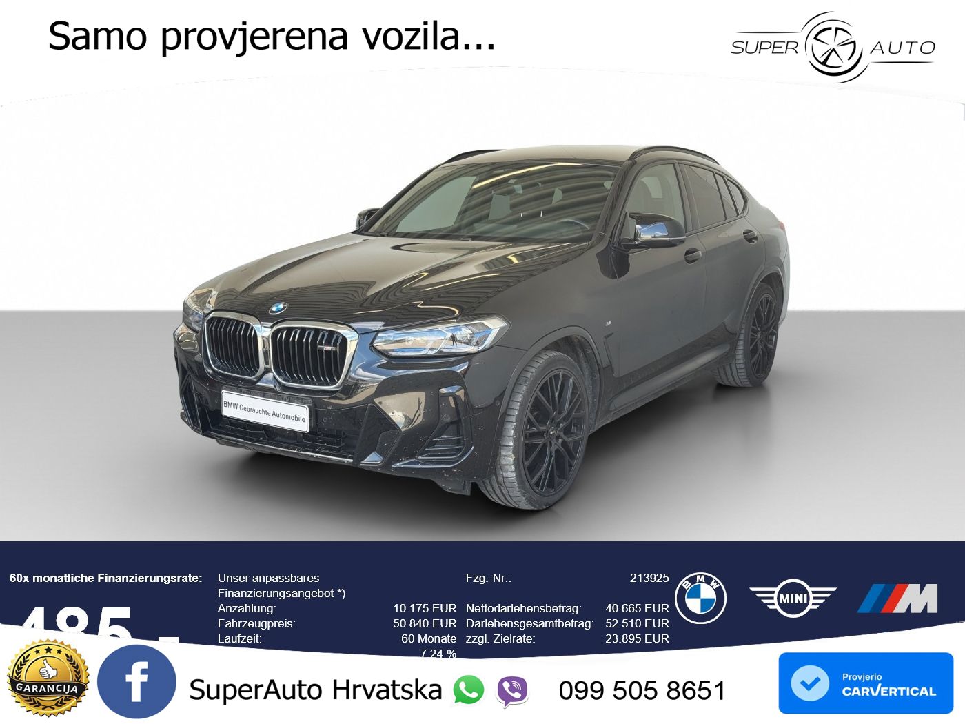 BMW X4 M40d (340 KS) xDrive Steptronic