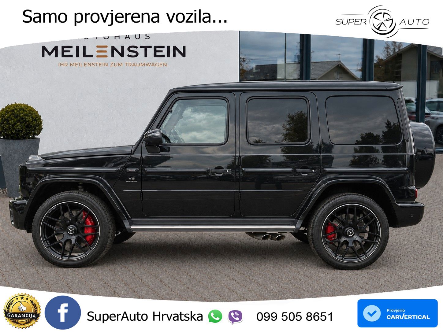 Mercedes AMG G 63 Long V8 (585 KS) 4MATIC 9G-TRONIC AMG SPEEDSHIFT PLUS ZRAČNI+ACC+4xGR SJED+360