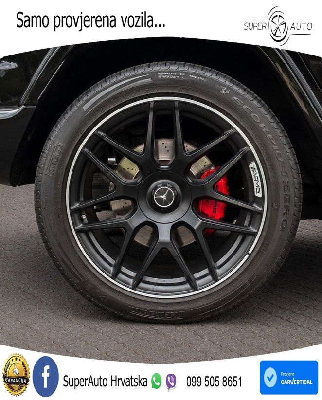 Mercedes AMG G 63 Long V8 (585 KS) 4MATIC 9G-TRONIC AMG SPEEDSHIFT PLUS ZRAČNI+ACC+4xGR SJED+360