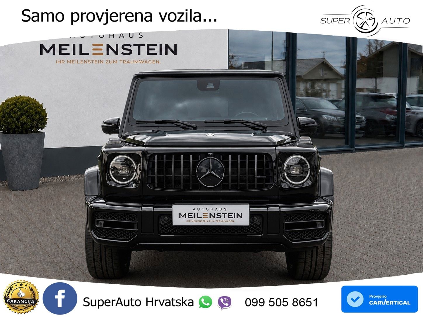 Mercedes AMG G 63 Long V8 (585 KS) 4MATIC 9G-TRONIC AMG SPEEDSHIFT PLUS ZRAČNI+ACC+4xGR SJED+360