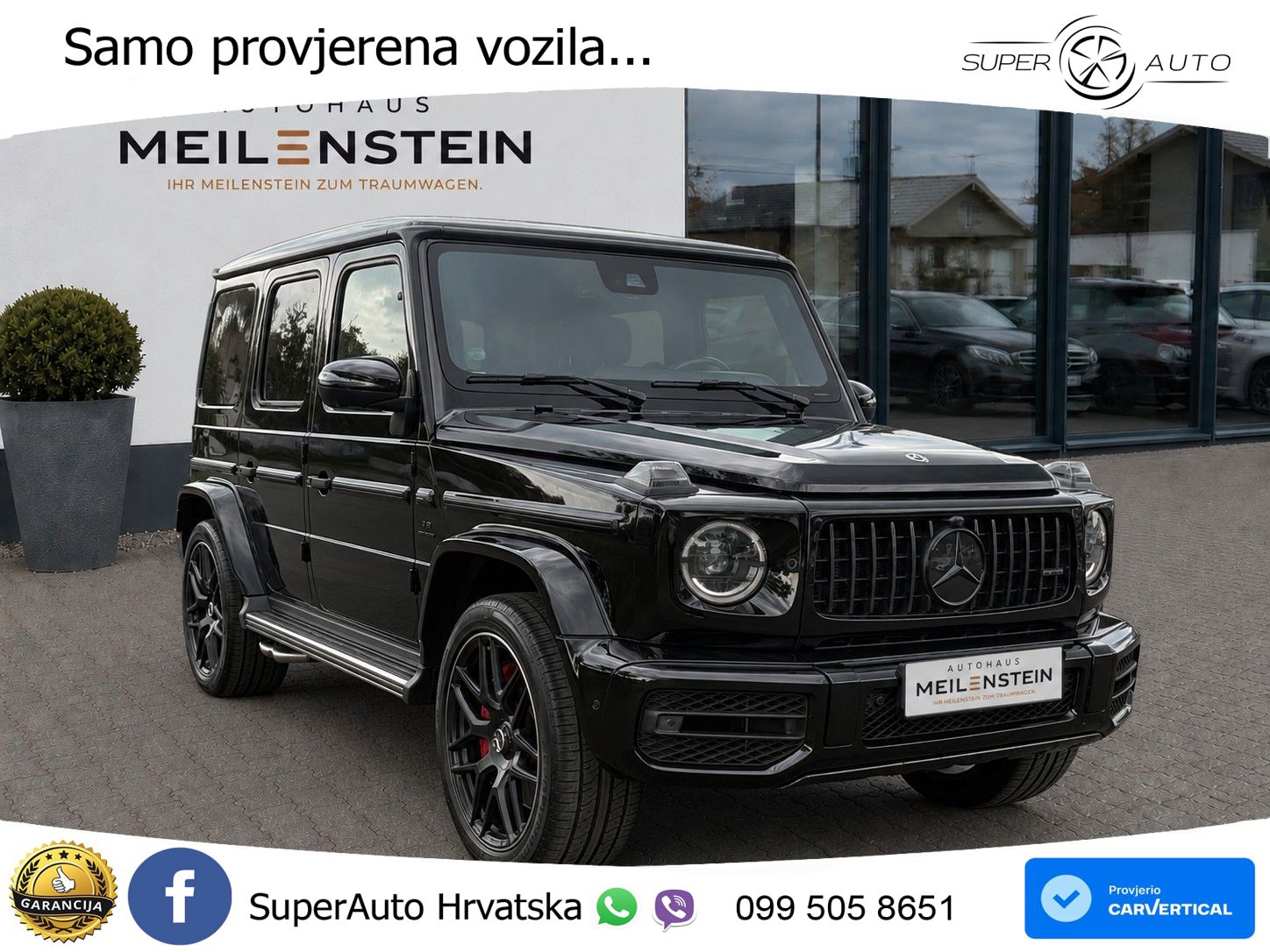Mercedes AMG G 63 Long V8 (585 KS) 4MATIC 9G-TRONIC AMG SPEEDSHIFT PLUS ZRAČNI+ACC+4xGR SJED+360