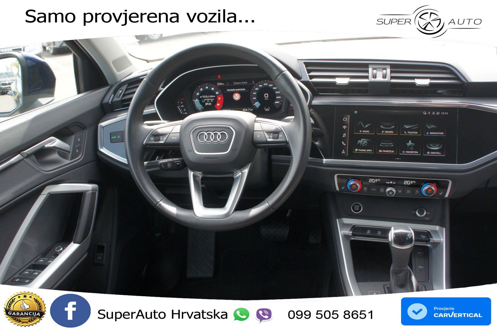 Audi Q3 35 TFSI (150 KS) S tronic advanced LED+GR SJED+ACC