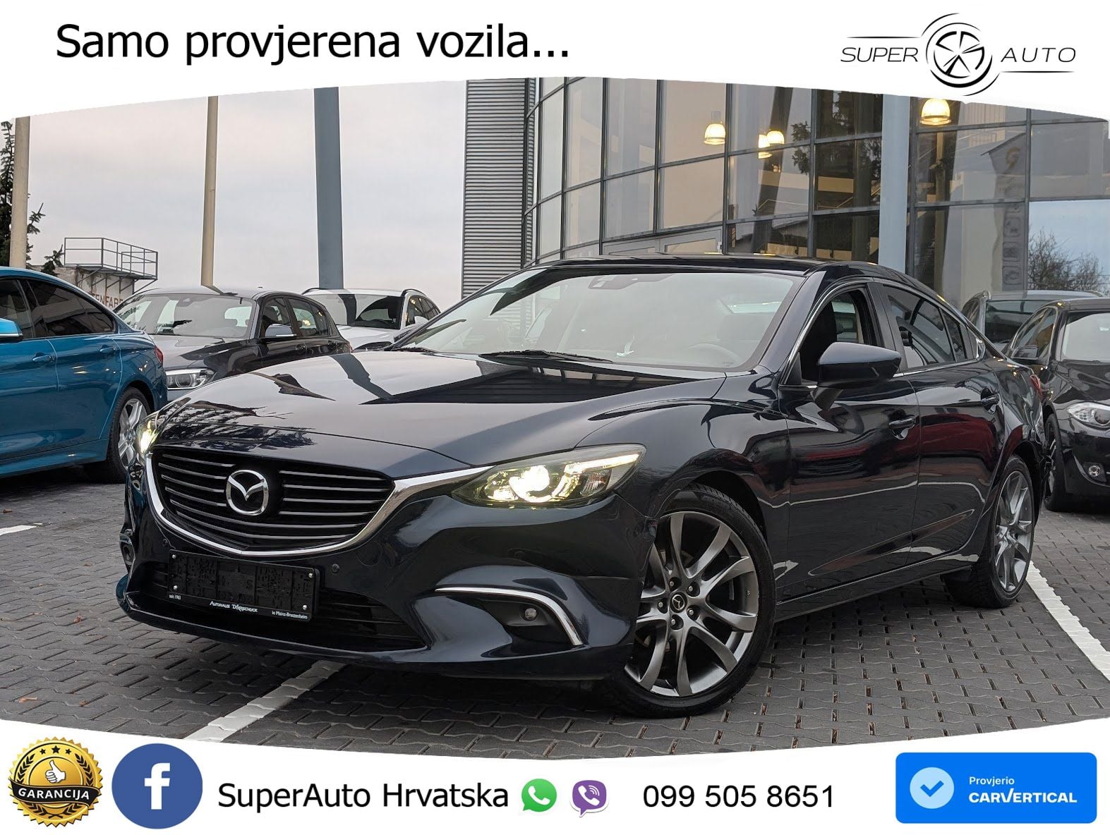 Mazda 6 2.2 Business-Line NAVI. KOŽA. PDC. KLIMA