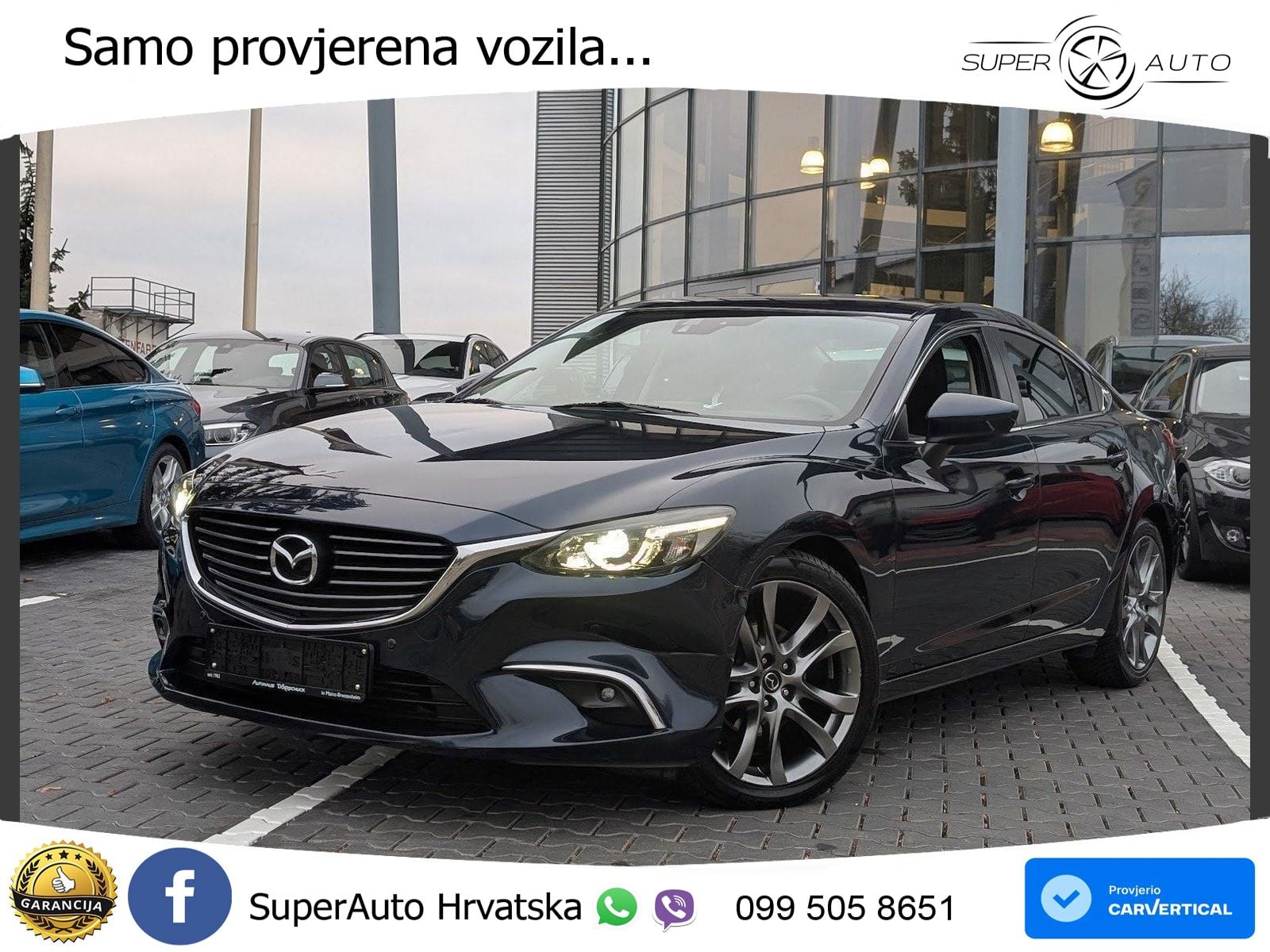 Mazda 6 2.2 Business-Line NAVI. KOŽA. PDC. KLIMA