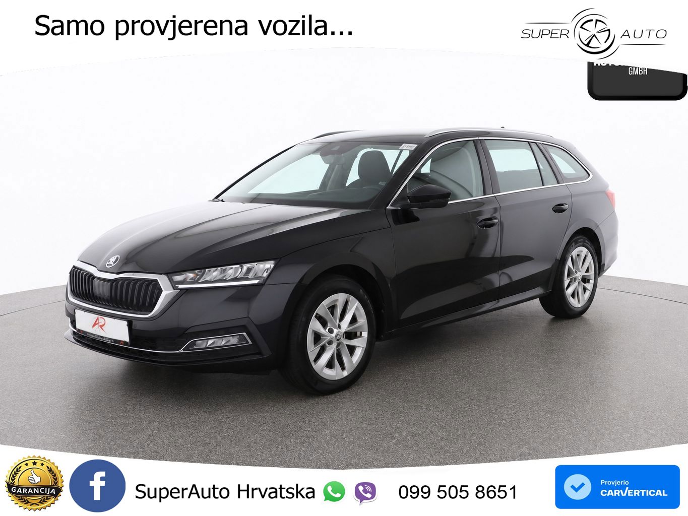Škoda Octavia Combi 2.0 TDI (150 KS) DSG LED+GR SJED+ACC