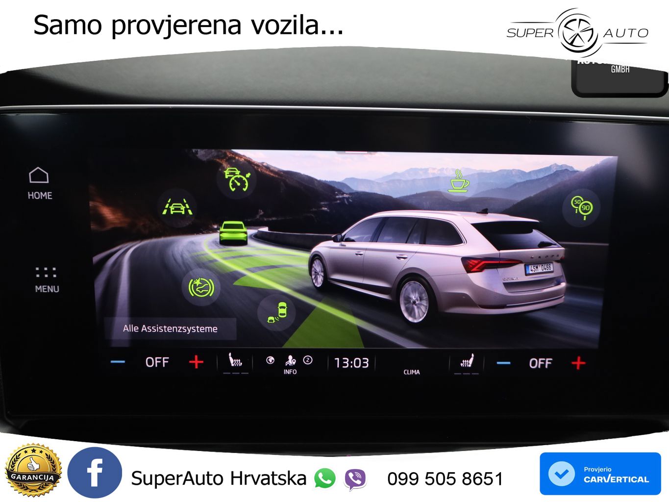 Škoda Octavia Combi 2.0 TDI (150 KS) DSG LED+GR SJED+ACC