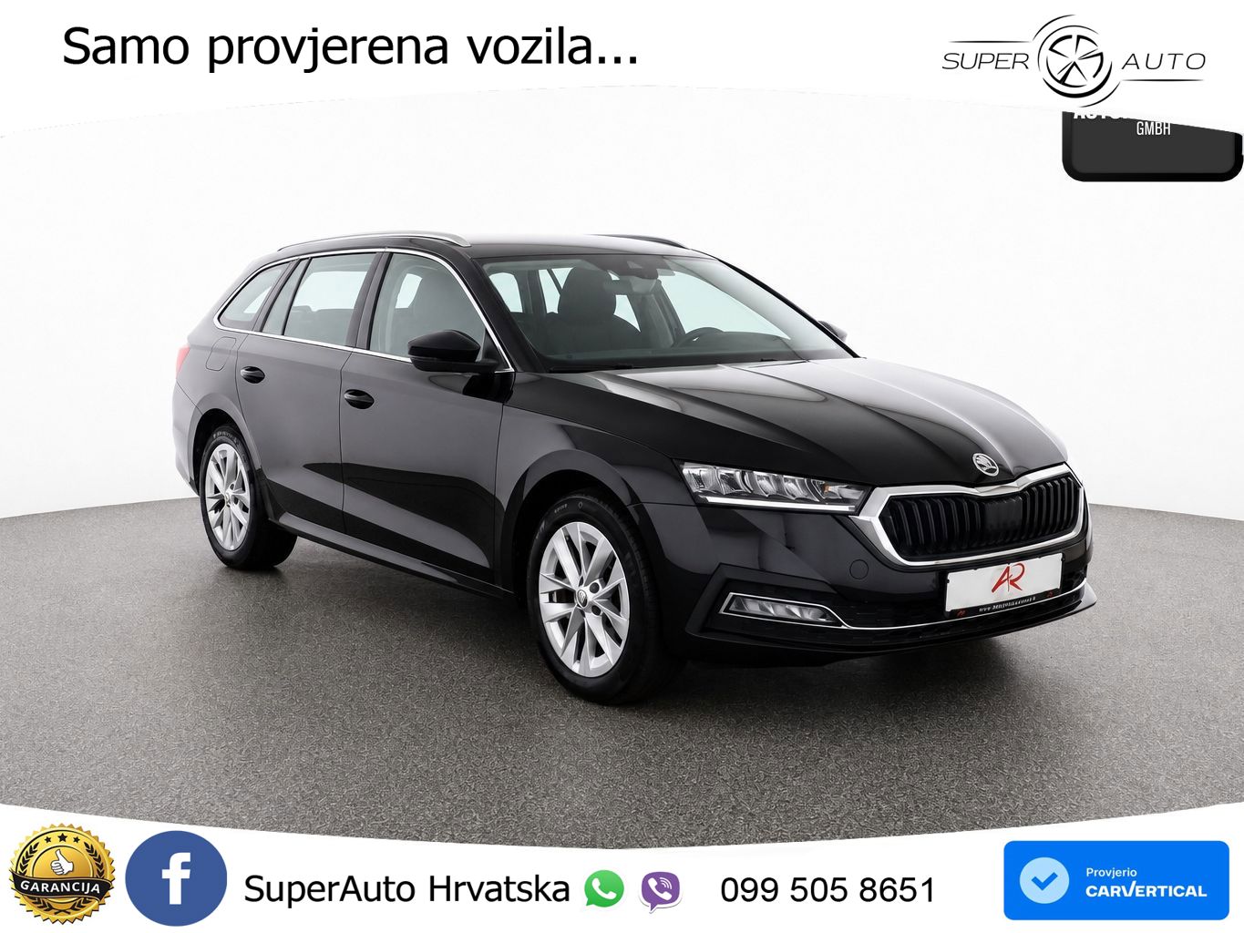 Škoda Octavia Combi 2.0 TDI (150 KS) DSG LED+GR SJED+ACC