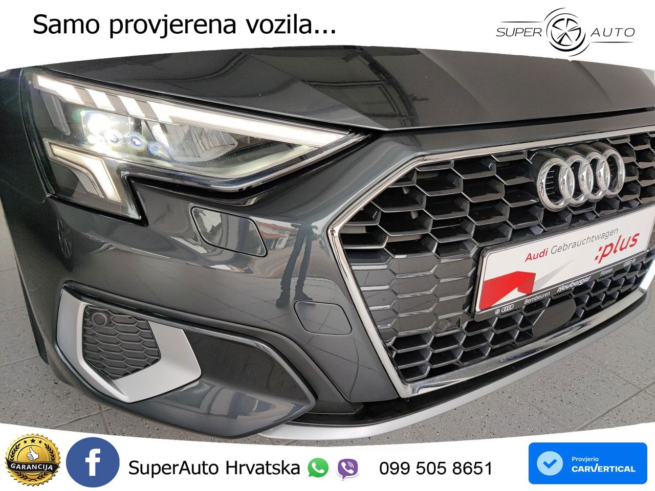 Audi A3 35 TDI (150 KS) S tronic advanced LED+GR SJED+ACC