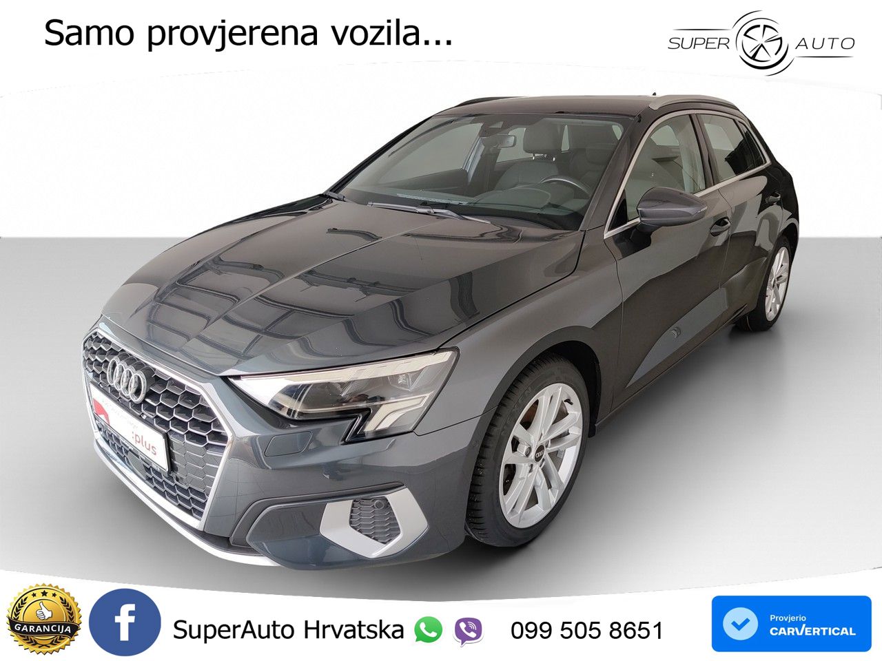 Audi A3 35 TDI (150 KS) S tronic advanced LED+GR SJED+ACC