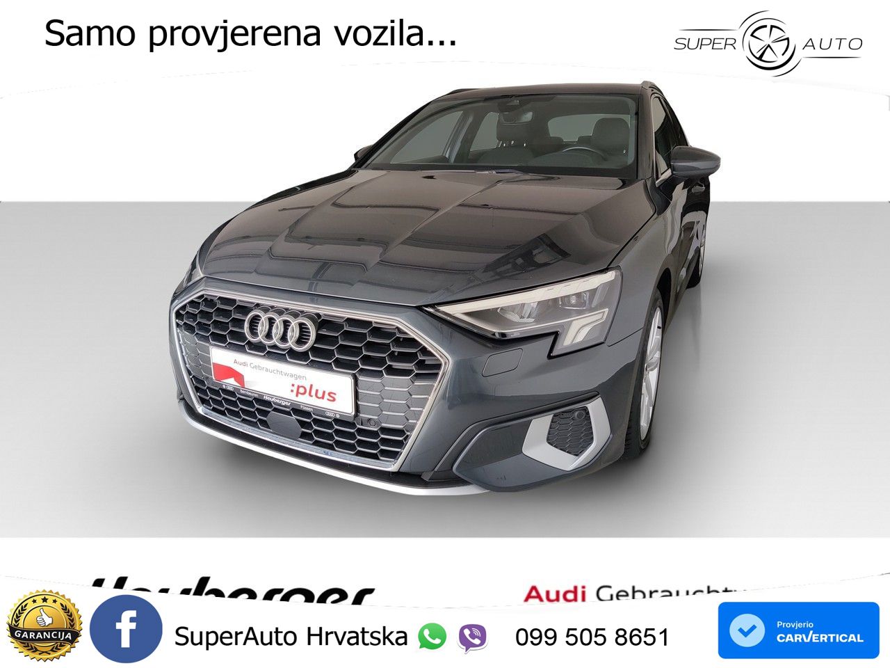 Audi A3 35 TDI (150 KS) S tronic advanced LED+GR SJED+ACC