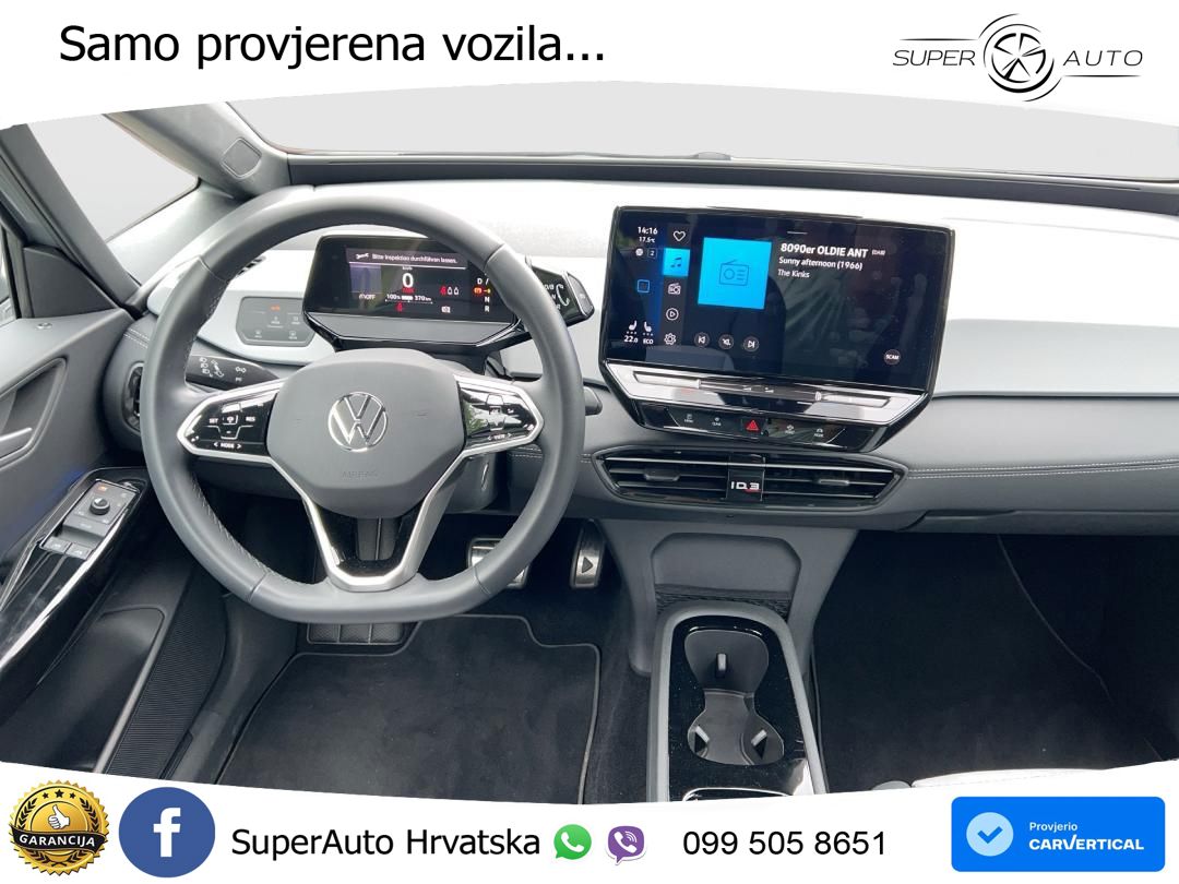 Volkswagen ID.3 Pro 62 kWh (204 KS) LED+GR SJED+ACC