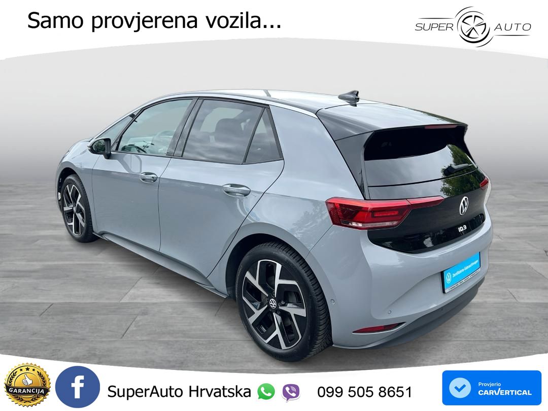 Volkswagen ID.3 Pro 62 kWh (204 KS) LED+GR SJED+ACC