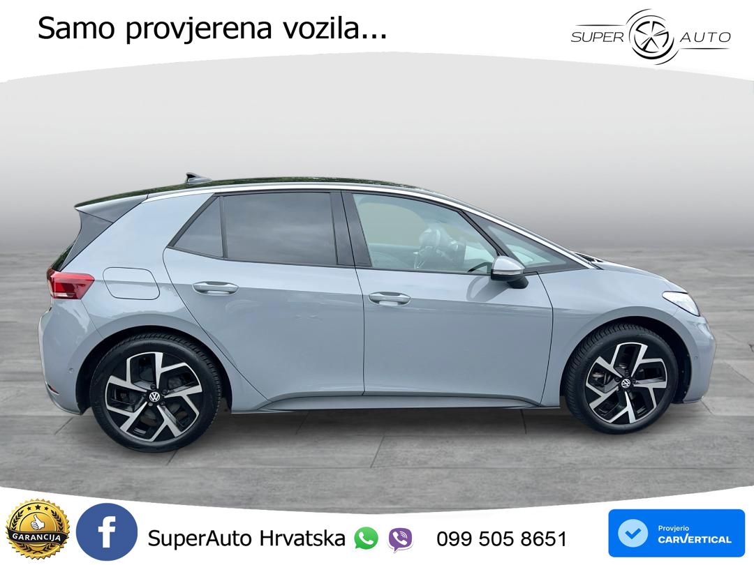 Volkswagen ID.3 Pro 62 kWh (204 KS) LED+GR SJED+ACC