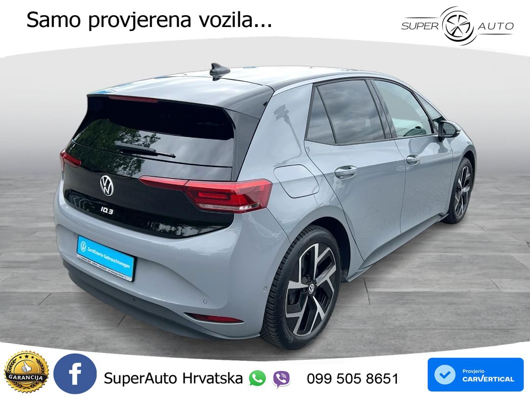 Volkswagen ID.3 Pro 62 kWh (204 KS) LED+GR SJED+ACC