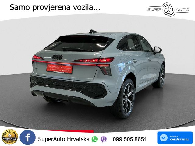 Audi Q3 Sportback 1.5 TFSIe (272 KS) S tronic 2x S line LED+GR SJED+ACC