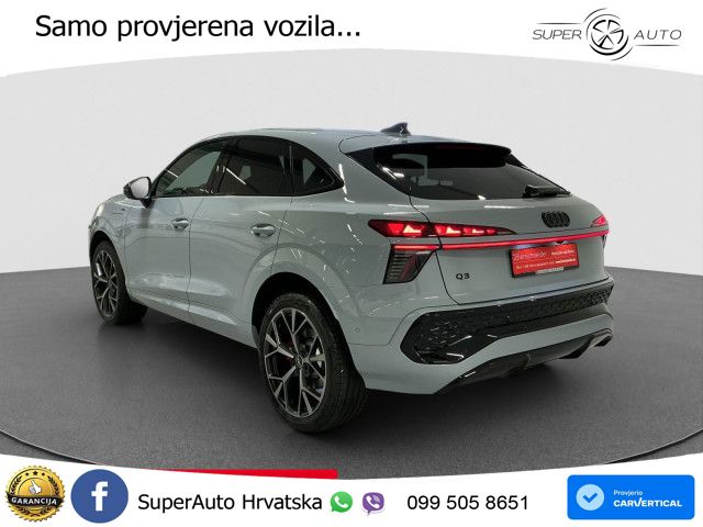 Audi Q3 Sportback 1.5 TFSIe (272 KS) S tronic 2x S line LED+GR SJED+ACC