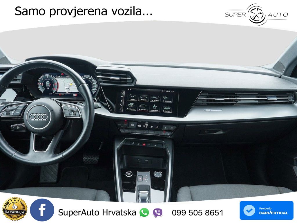 Audi A3 30 TDI (116 KS) S tronic LED+GR SJED+ACC