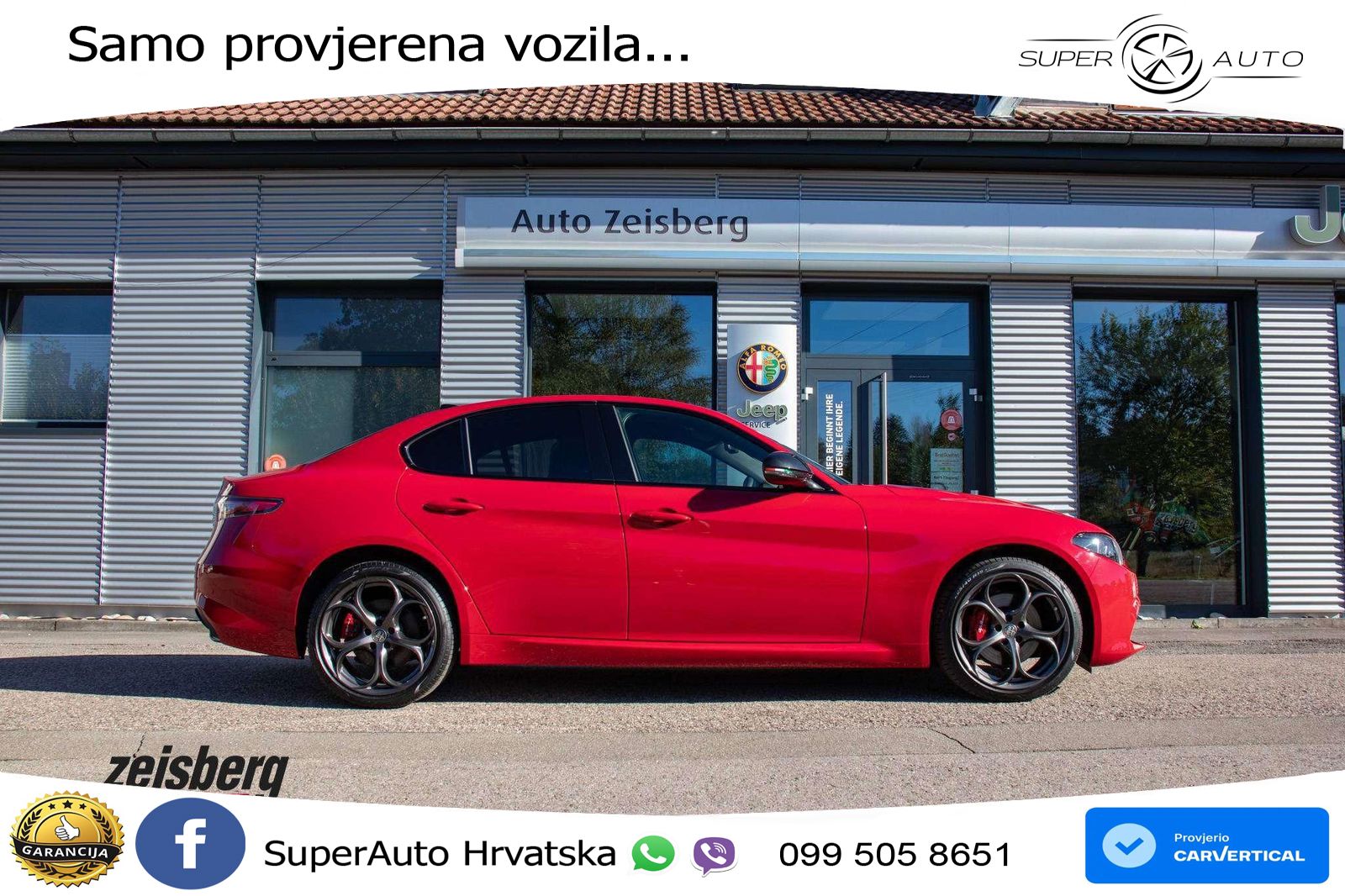Alfa Romeo Giulia 2.0 Turbo (280 KS) Q4 Automatic LED+GR SJED+ACC