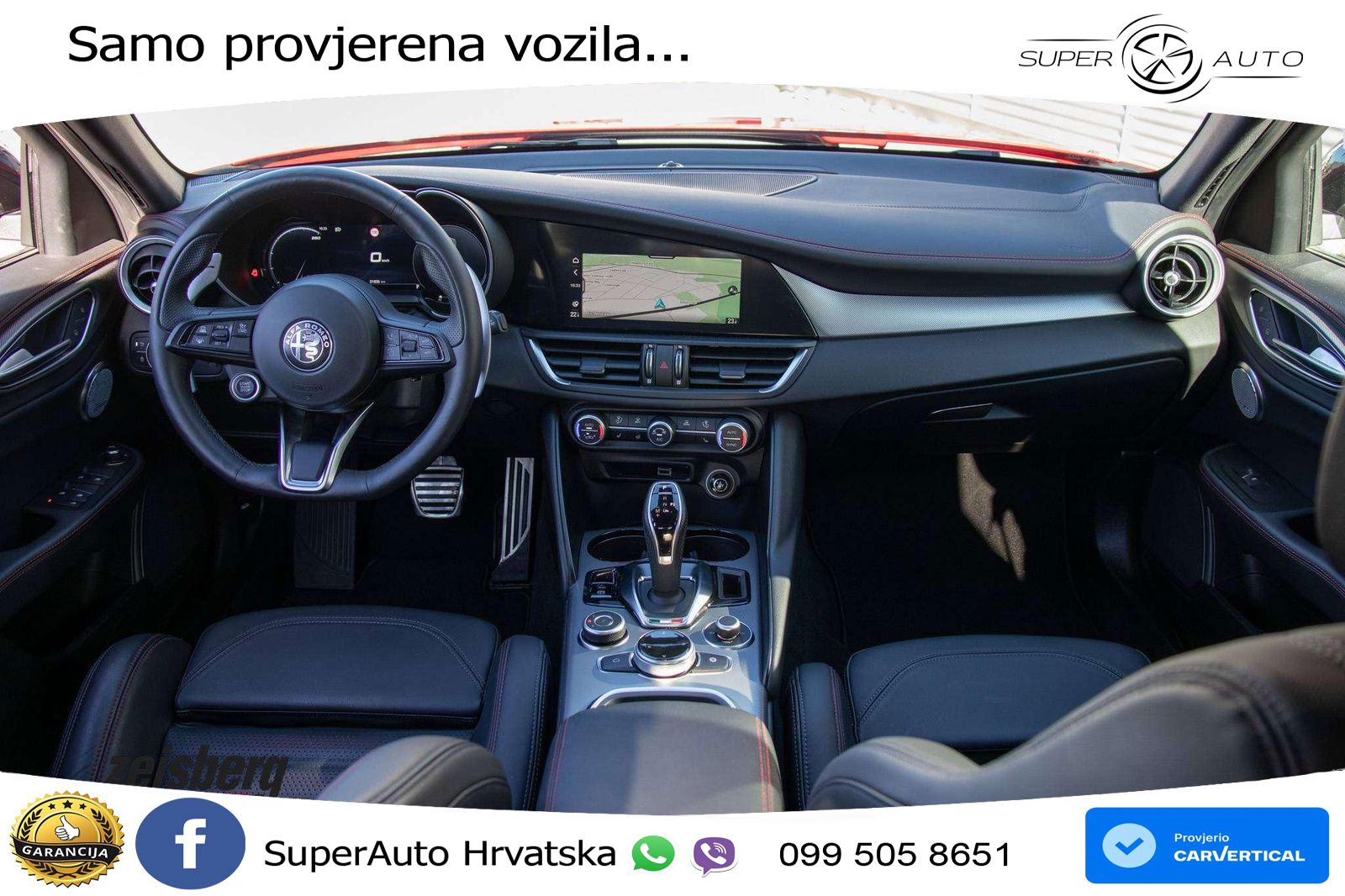 Alfa Romeo Giulia 2.0 Turbo (280 KS) Q4 Automatic LED+GR SJED+ACC