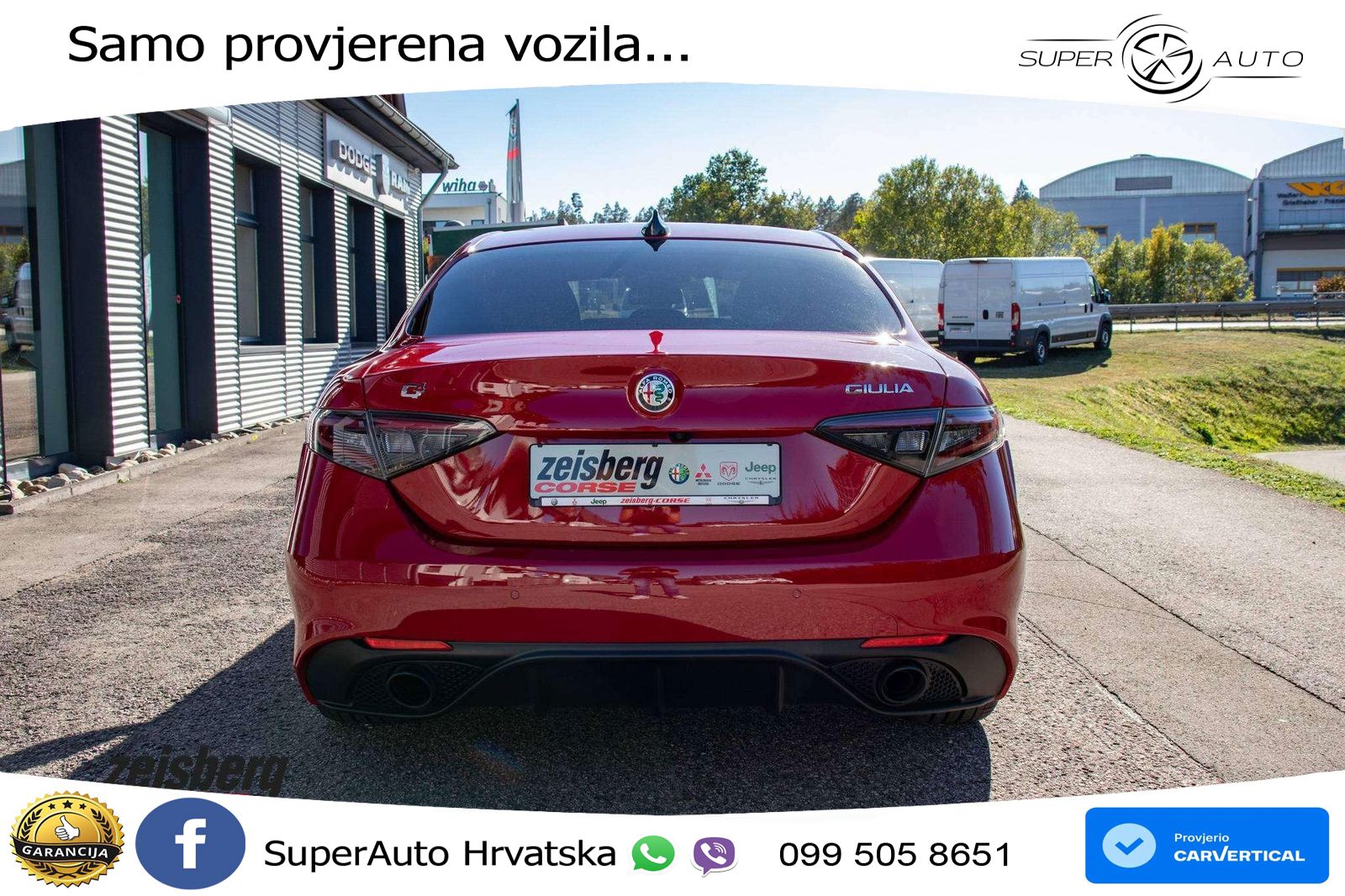 Alfa Romeo Giulia 2.0 Turbo (280 KS) Q4 Automatic LED+GR SJED+ACC