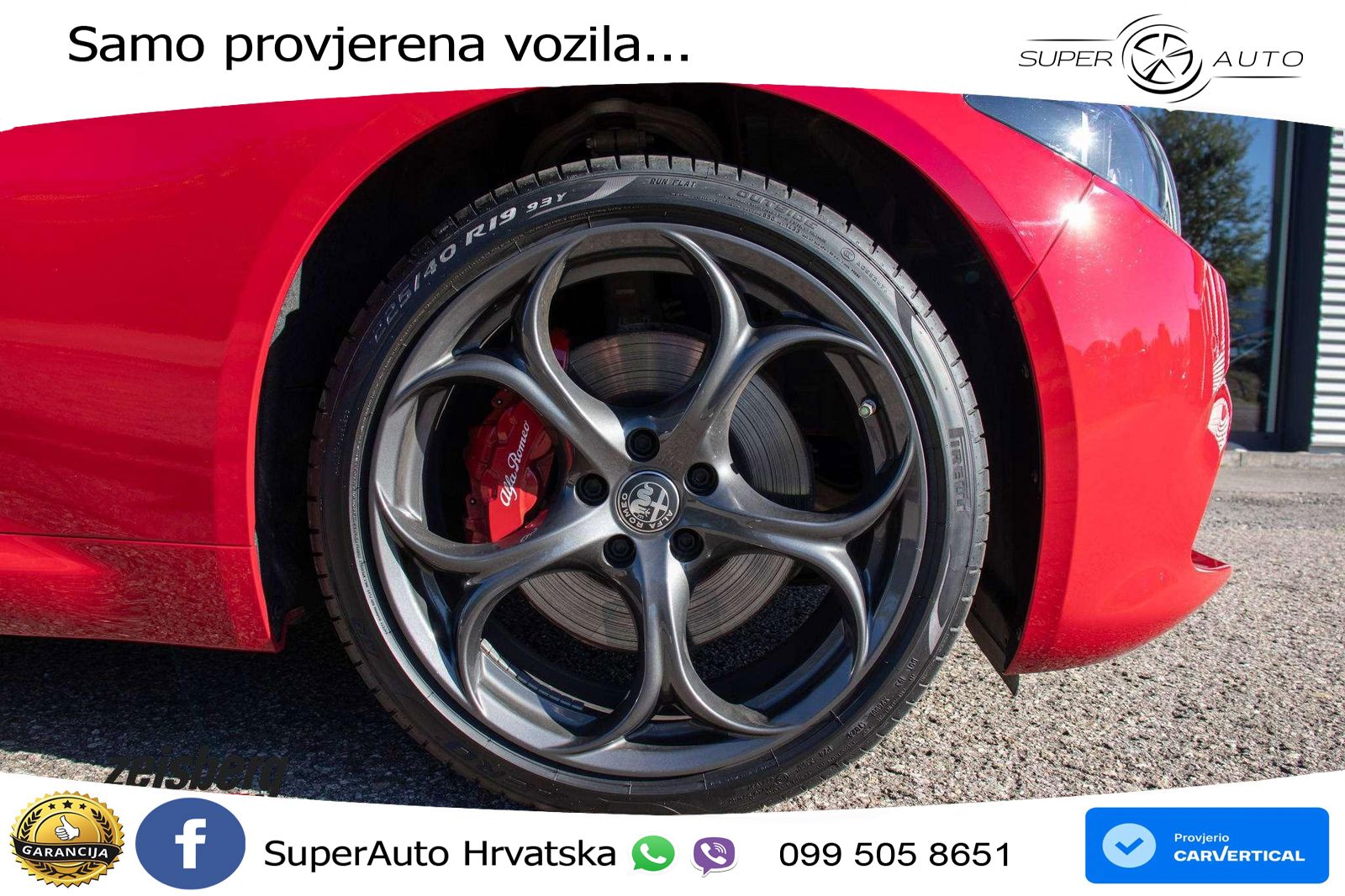 Alfa Romeo Giulia 2.0 Turbo (280 KS) Q4 Automatic LED+GR SJED+ACC