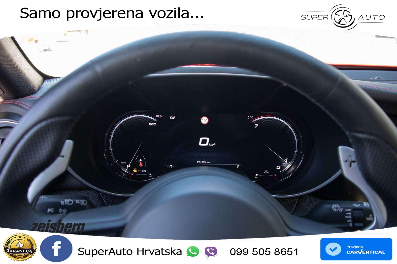 Alfa Romeo Giulia 2.0 Turbo (280 KS) Q4 Automatic LED+GR SJED+ACC