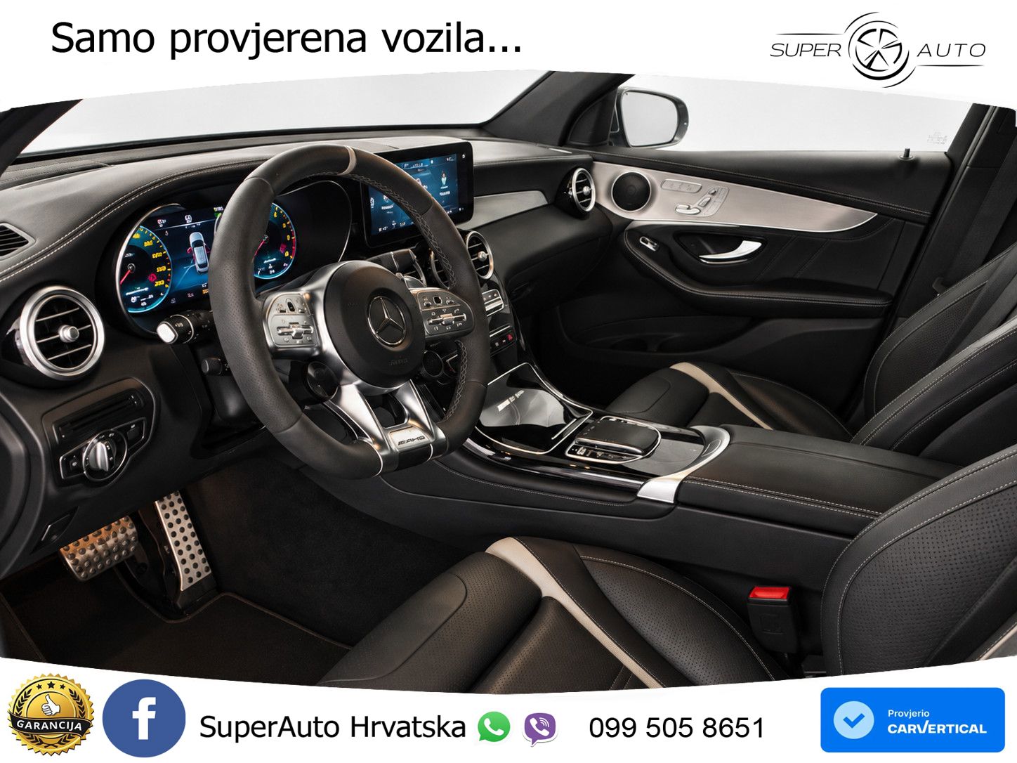 Mercedes AMG GLC 63 S V8 (510 KS) 4MATIC+ MCT LED+GR SJED+ACC